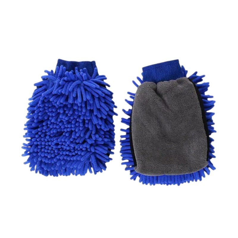 Gant Lavage Voiture - CarShineGlove™ - Bleu - Automobilevp