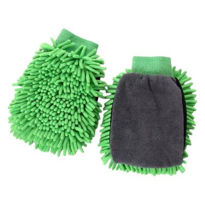 Gant Lavage Voiture - CarShineGlove™ - Vert - Automobilevp